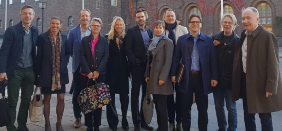 Styrgruppen i Stockholm IT Region, med företrädare för bl.a. CGI, Tieto, Microsoft och IBM, som verkar för Stockholmsskolors digitala utveckling.